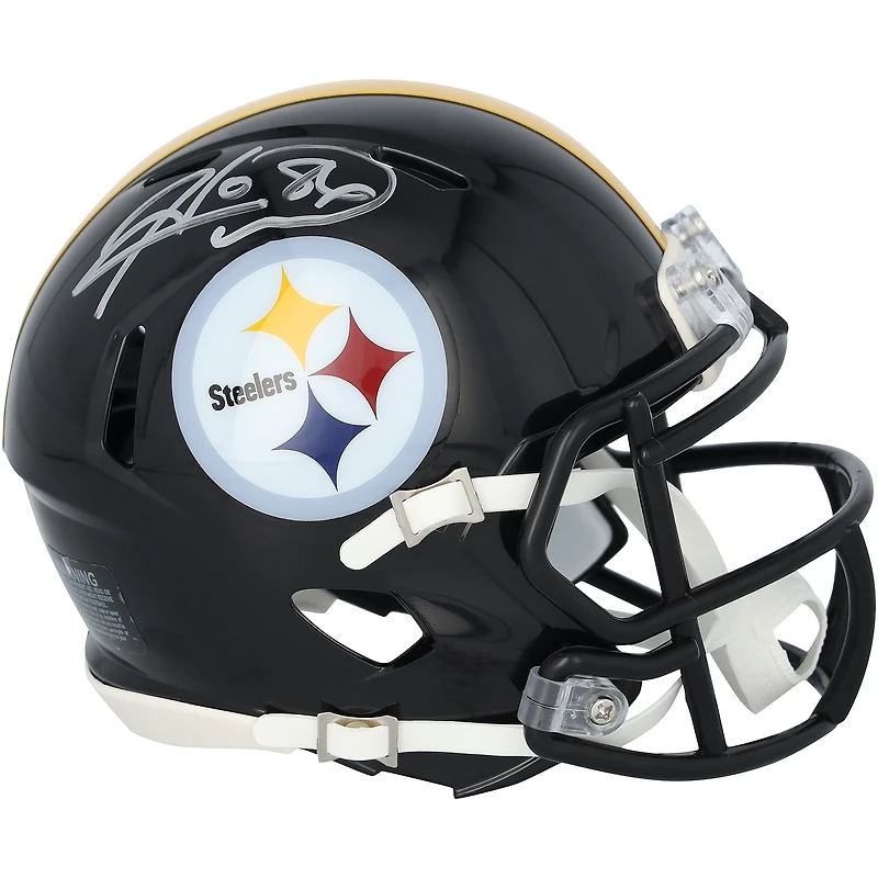 Hines Ward Pittsburgh Steelers Autographed Riddell Speed Mini Helmet