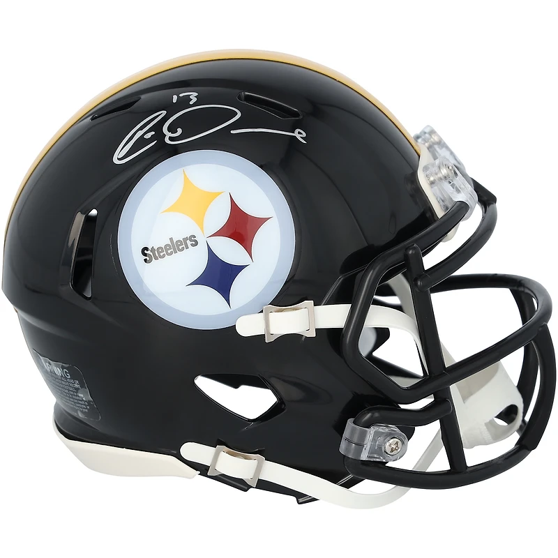 Rico Dowdle Pittsburgh Steelers Autographed Riddell Speed Mini Helmet