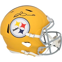 Rico Dowdle Pittsburgh Steelers Autographed Riddell 2025 Alternate Speed Replica Helmet