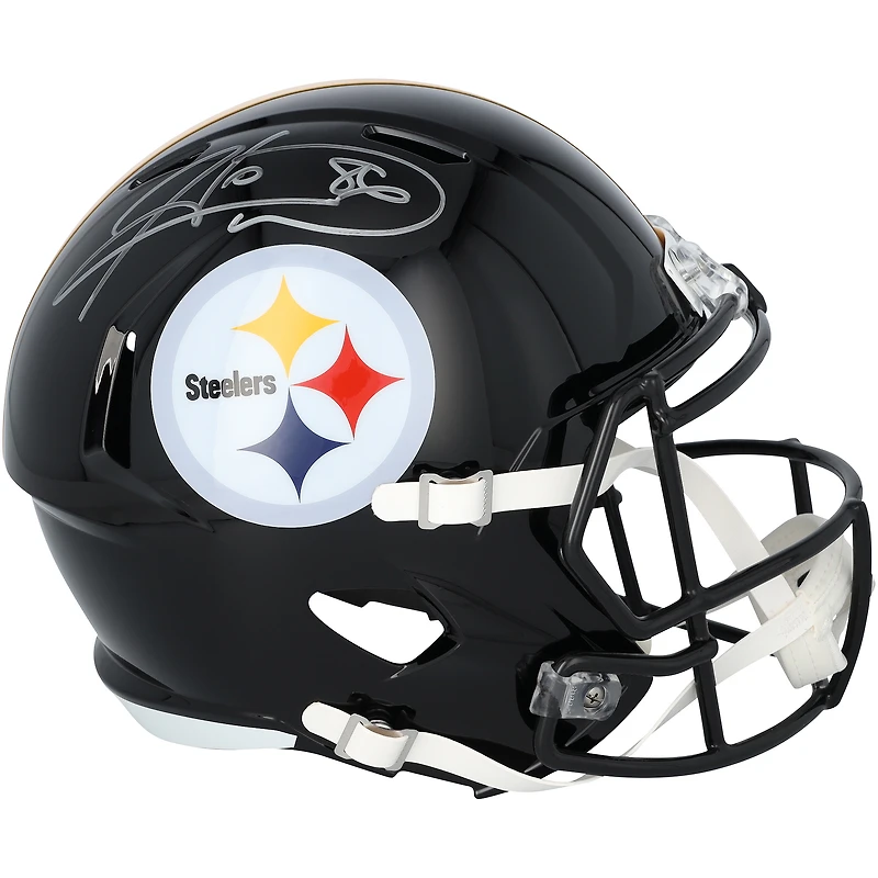 Hines Ward Pittsburgh Steelers Autographed Riddell Speed Replica Helmet