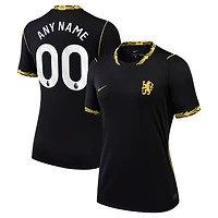 Women's Nike  Black Chelsea 2026/27 Away Stadium Replica Custom Jersey