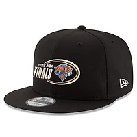 Men's New Era Black New York Knicks 2026 NBA Finals 9FIFTY Snapback Hat