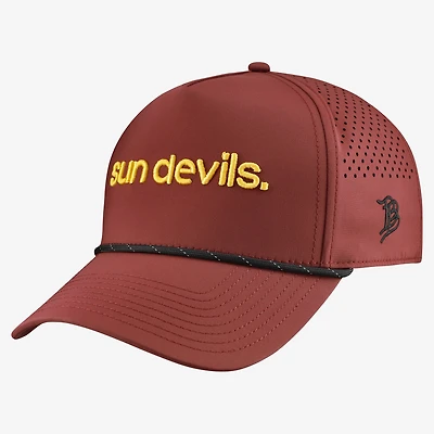 Men's Branded Bills  Maroon Arizona State Sun Devils Statement Adjustable Rope Hat