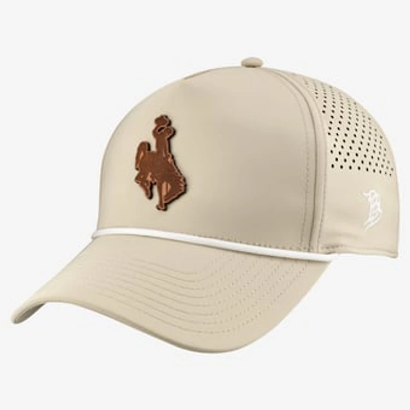 Men's Branded Bills  Khaki Wyoming Cowboys Classic Adjustable Rope Hat