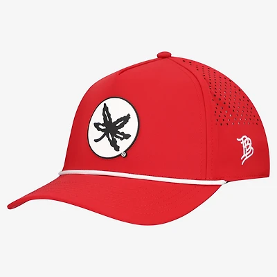Men's Branded Bills Scarlet Ohio State Buckeyes Classic Two-Tone Adjustable Rope Hat