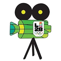 LA28 Superbloom Collection Film Camera Pin