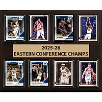 New York Knicks 2026 NBA Eastern Conference Champions 12" x 15" Eight-Card Plaque