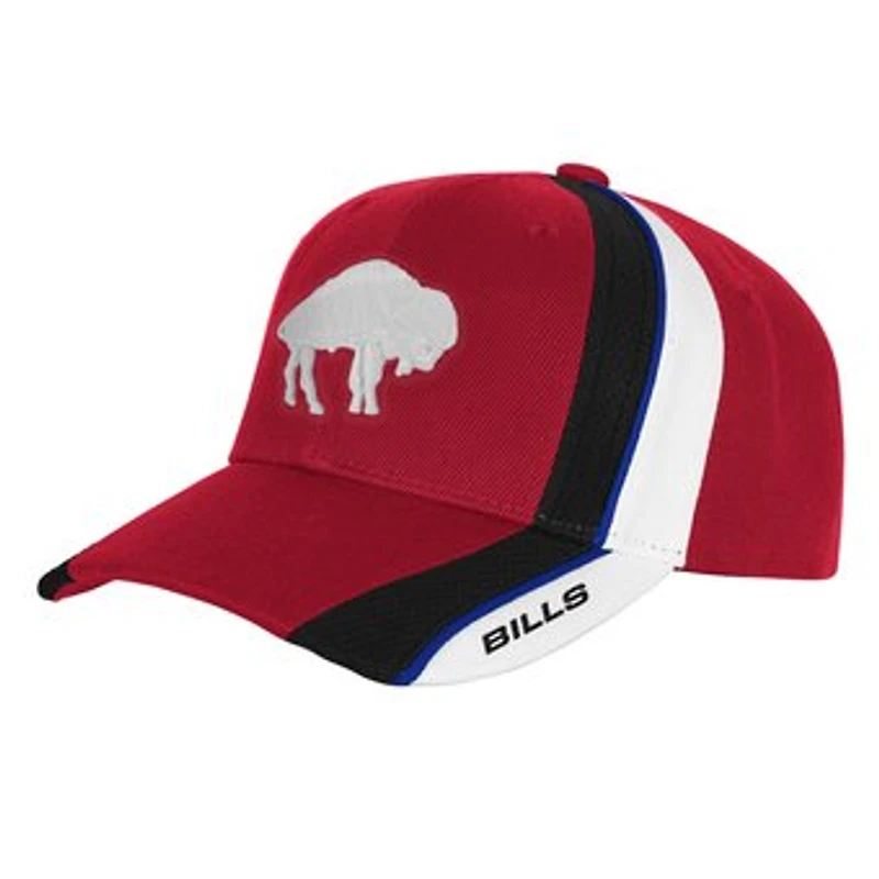 Youth Mitchell & Ness Red Buffalo Bills Club Downforce Pro Crown Adjustable Hat