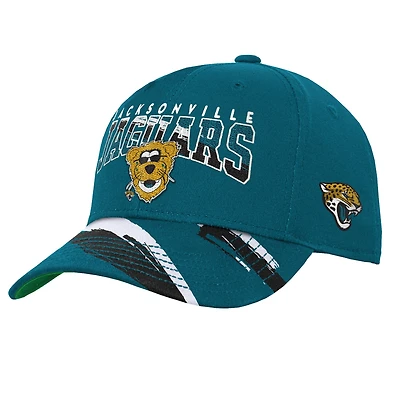 Youth Mitchell & Ness Teal Jacksonville Jaguars Big Head Pro Crown Snapback Hat