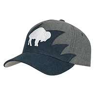 Youth Mitchell & Ness Denim Buffalo Bills Sharktooth Pro Pinch Adjustable Hat