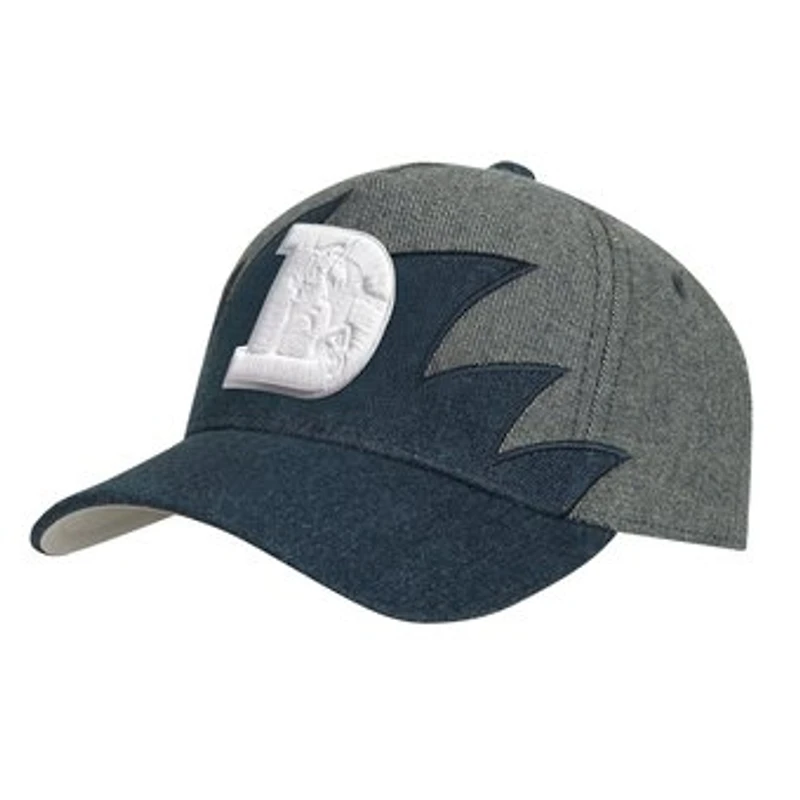 Youth Mitchell & Ness Denim Denver Broncos Sharktooth Pro Pinch Adjustable Hat