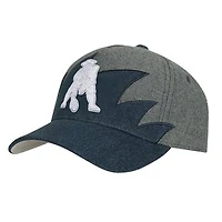 Youth Mitchell & Ness Denim New England Patriots Sharktooth Pro Pinch Adjustable Hat
