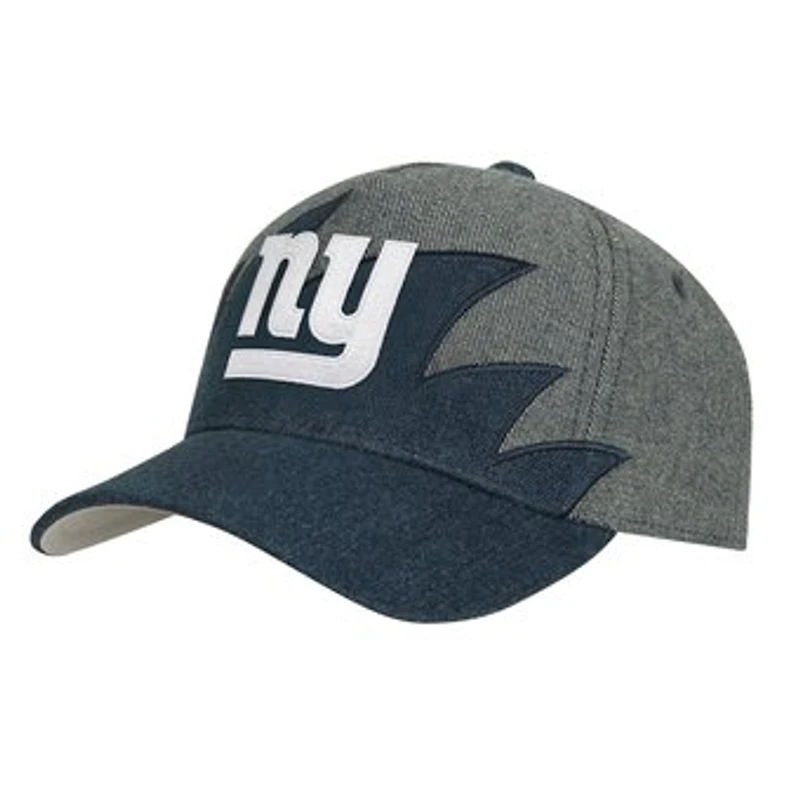 Youth Mitchell & Ness Denim New York Giants Sharktooth Pro Pinch Adjustable Hat