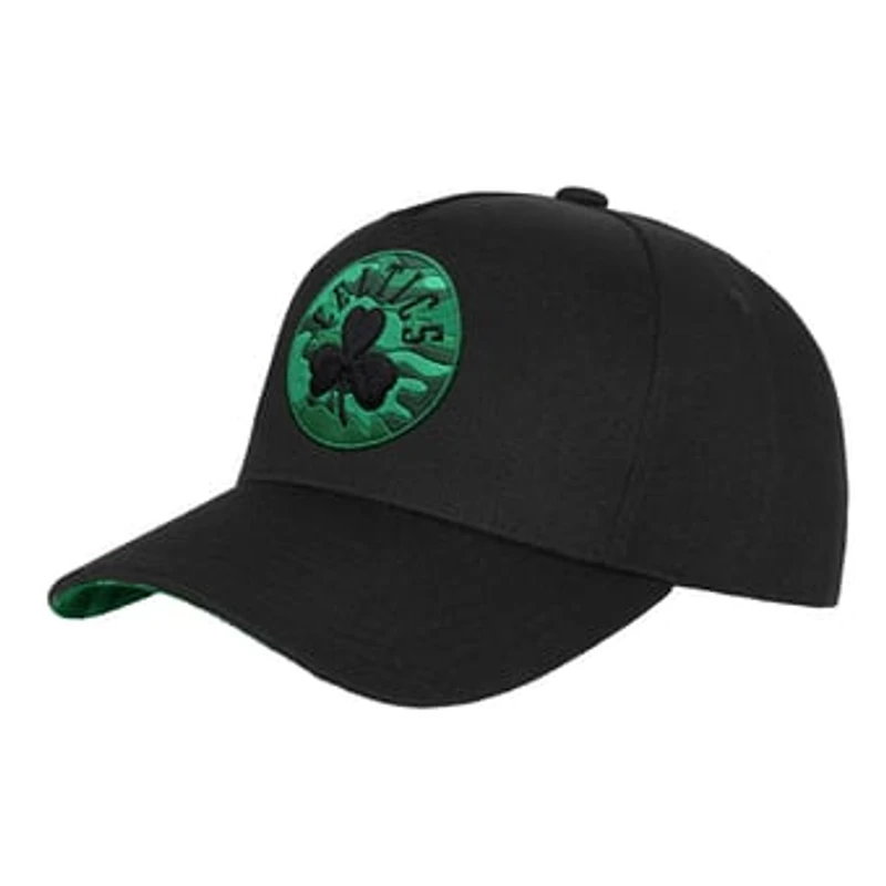 Youth Mitchell & Ness Black Boston Celtics 404 Club Camo Pro Pinch Snapback Hat