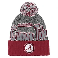Youth Mitchell & Ness Crimson Alabama Crimson Tide Mascot Cuffed Knit Hat with Pom