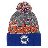 Youth Mitchell & Ness Royal Florida Gators Mascot Cuffed Knit Hat with Pom