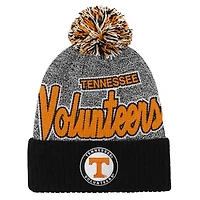 Youth Mitchell & Ness Black Tennessee Volunteers Mascot Cuffed Knit Hat with Pom