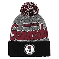 Youth Mitchell & Ness Black South Carolina Gamecocks Mascot Cuffed Knit Hat with Pom