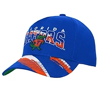 Youth Mitchell & Ness Royal Florida Gators Mascot Streaks Pro Crown Adjustable Hat