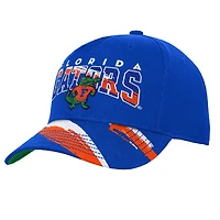Youth Mitchell & Ness Royal Florida Gators Mascot Streaks Pro Crown Adjustable Hat