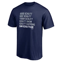 Unisex BreakingT Cam Schlittler Navy Schlitt List T-Shirt
