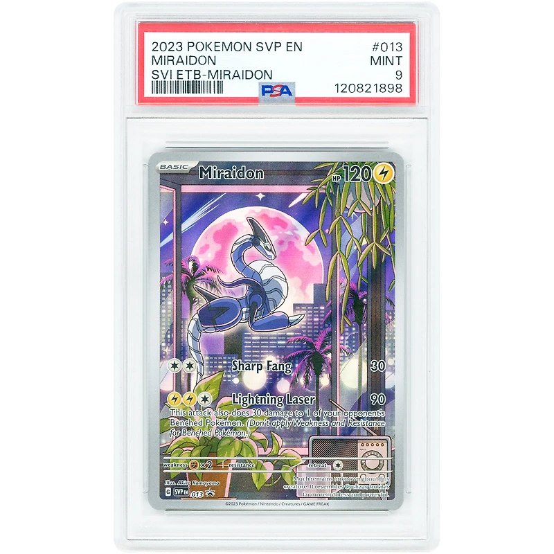 Miraidon 2023 Pokemon Scarlet & Violet Promo #13 PSA Authenticated 9 Card