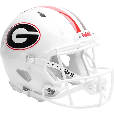 Georgia Bulldogs Riddell White Speed Authentic Helmet