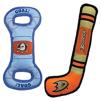 Anaheim Ducks Pet Tug Toy Two-Piece Bundle