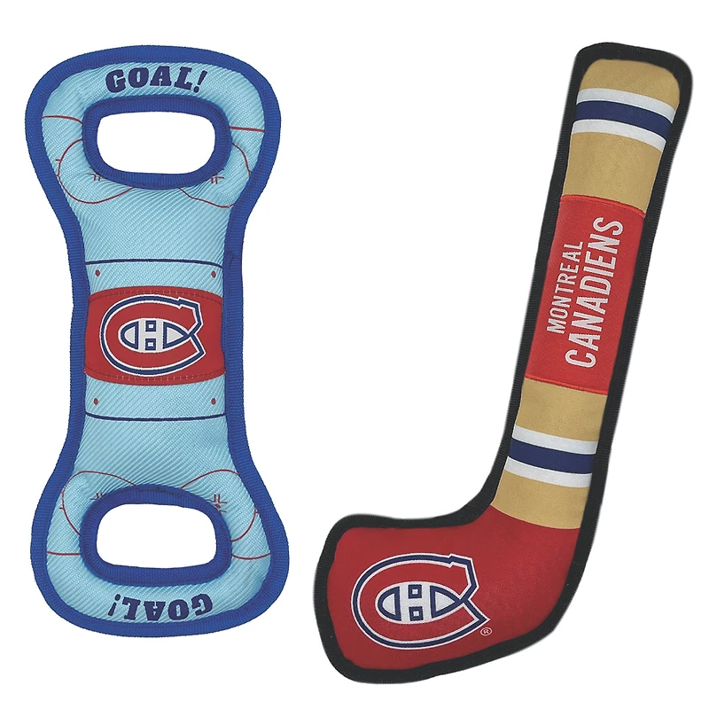 Montreal Canadiens Pet Tug Toy Two-Piece Bundle