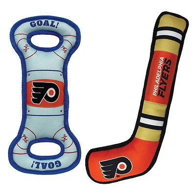 Philadelphia Flyers Pet Tug Toy Two-Piece Bundle