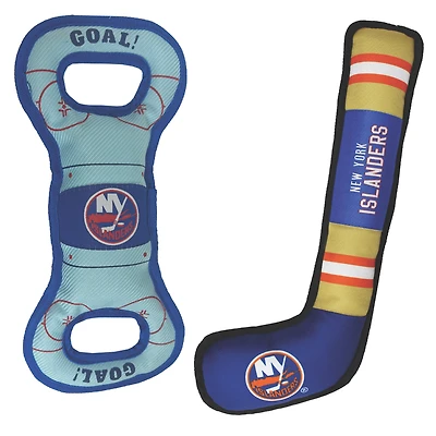 New York Islanders Pet Tug Toy Two-Piece Bundle