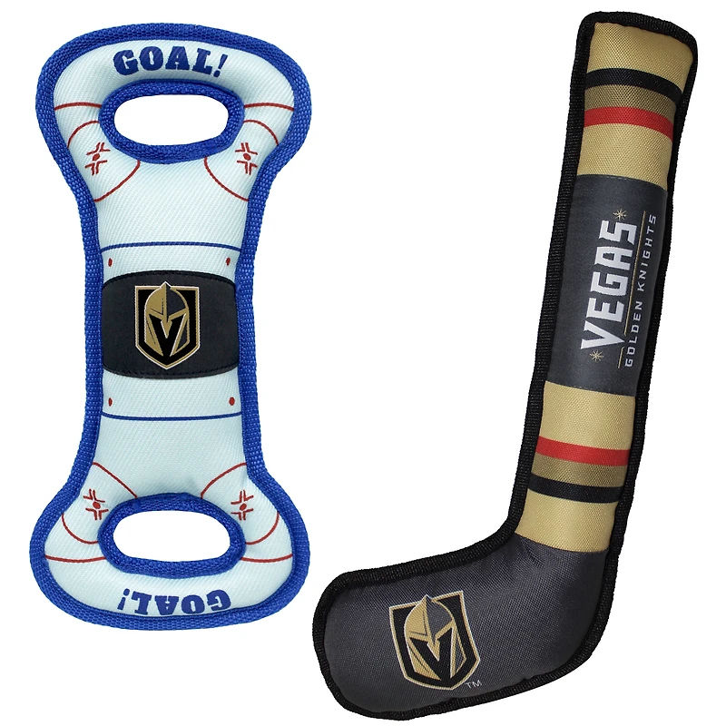 Vegas Golden Knights Pet Tug Toy Two-Piece Bundle