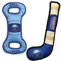 Buffalo Sabres Pet Tug Toy Two-Piece Bundle