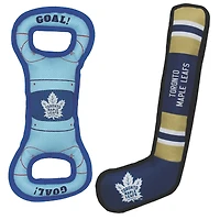 Toronto Maple Leafs Pet Tug Toy Two-Piece Bundle