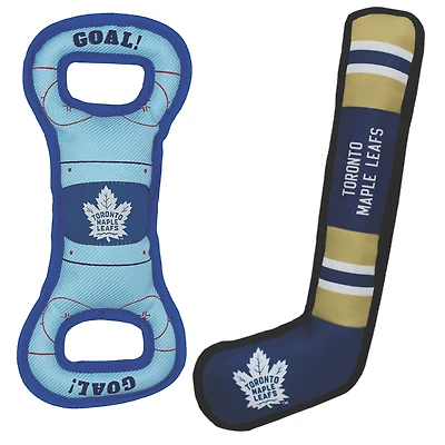 Toronto Maple Leafs Pet Tug Toy Two-Piece Bundle