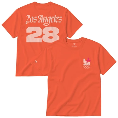 Unisex Fanatics Orange LA28 Summer Olympics Superbloom Color Bar T-Shirt