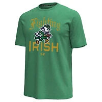 Men's Under Armour Kelly Green Notre Dame Fighting Irish Irish Wear Green Icon T-Shirt