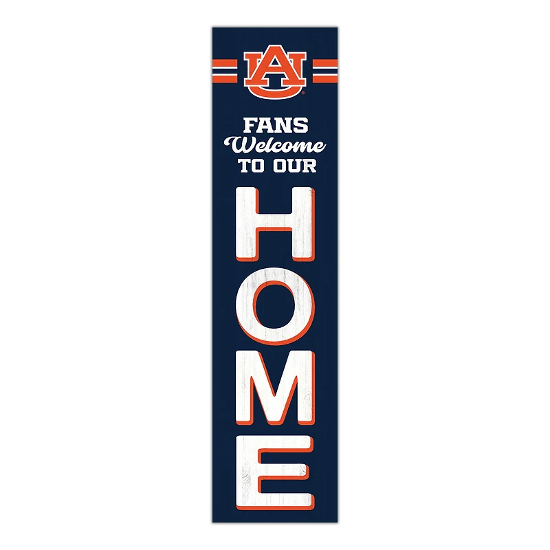 Auburn Tigers 48" Welcome to Our Home Leaner