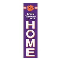 Clemson Tigers 48" Welcome to Our Home Leaner