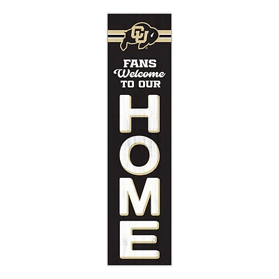 Colorado Buffaloes 48" Welcome to Our Home Leaner