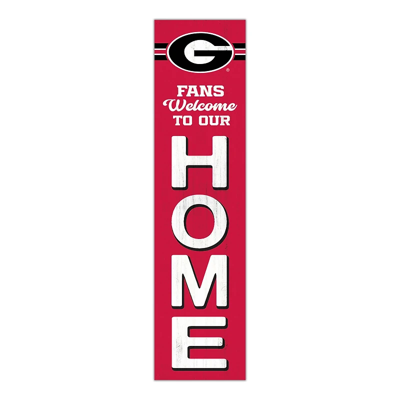 Georgia Bulldogs 48" Welcome to Our Home Leaner