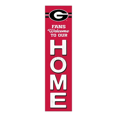 Georgia Bulldogs 48" Welcome to Our Home Leaner