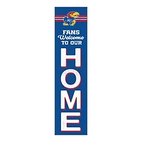 Kansas Jayhawks 48" Welcome to Our Home Leaner