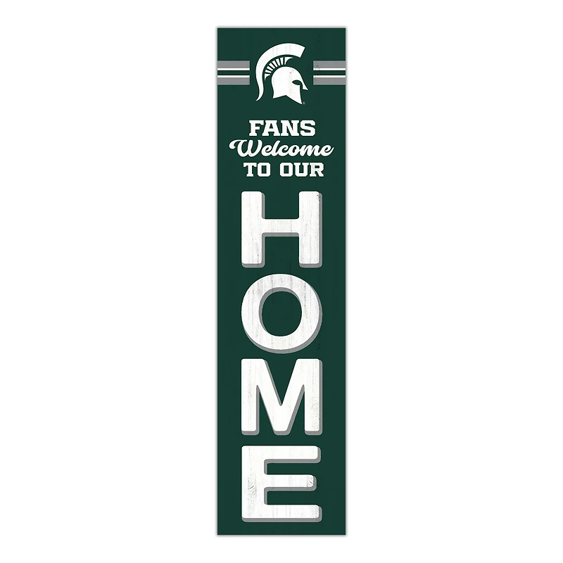 Michigan State Spartans 48" Welcome to Our Home Leaner