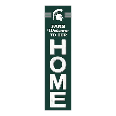 Michigan State Spartans 48" Welcome to Our Home Leaner