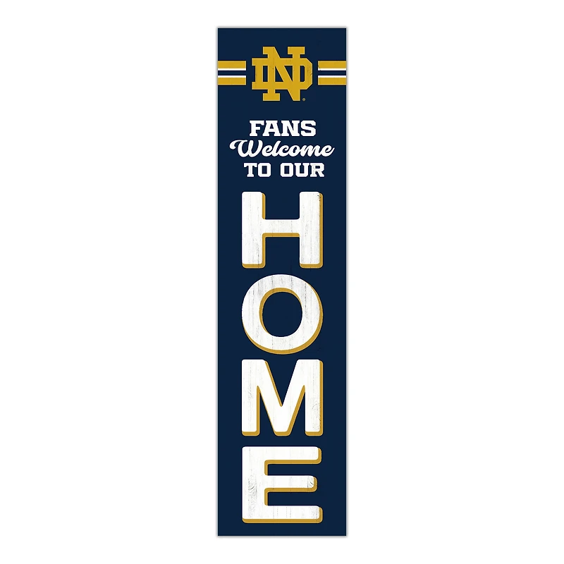 Notre Dame Fighting Irish 48" Welcome to Our Home Leaner