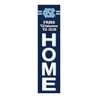North Carolina Tar Heels 48" Welcome to Our Home Leaner