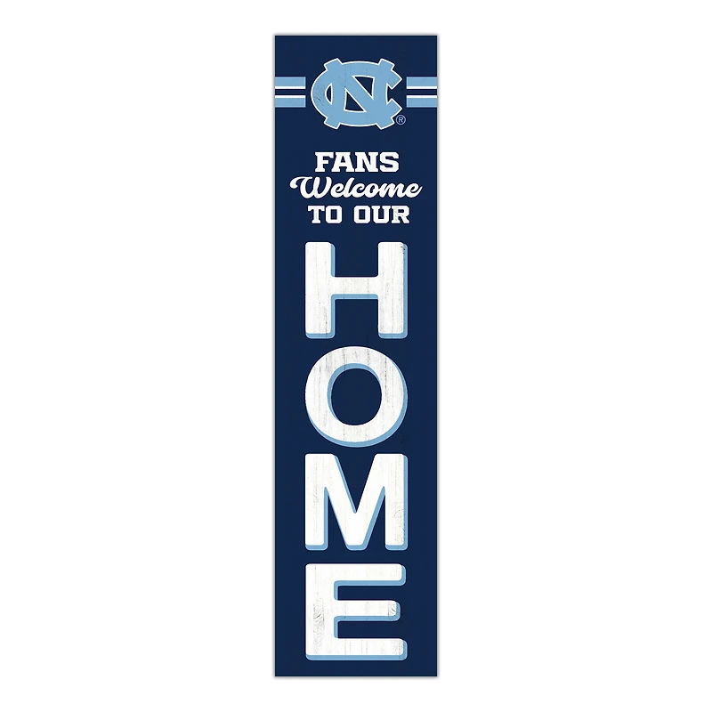 North Carolina Tar Heels 48" Welcome to Our Home Leaner