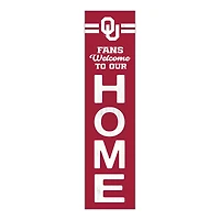 Oklahoma Sooners 48" Welcome to Our Home Leaner