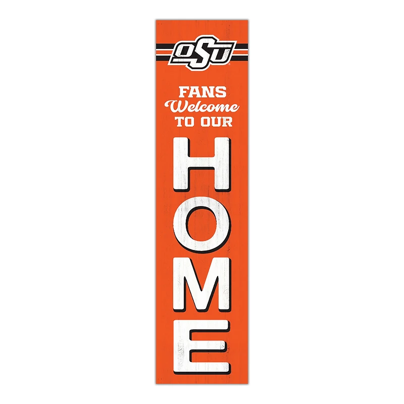 Oklahoma State Cowboys 48" Welcome to Our Home Leaner